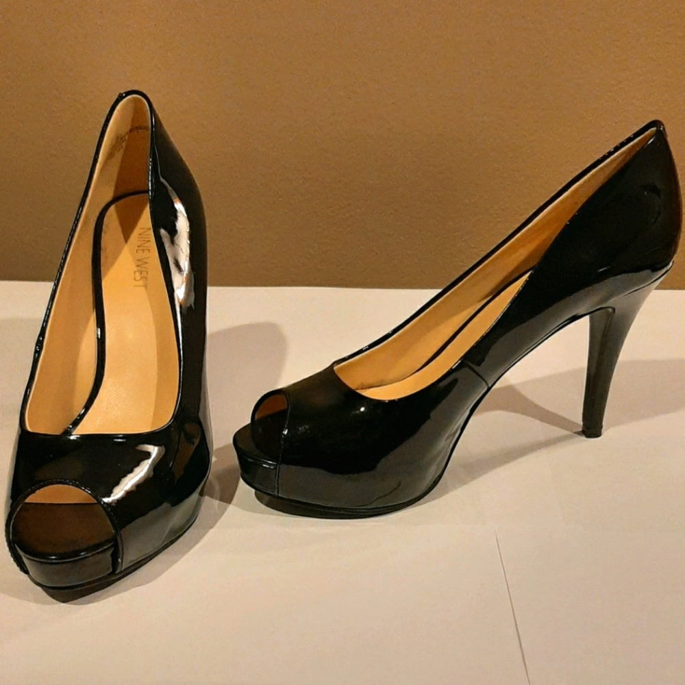 Nine West High Heel Black Dress Shoe